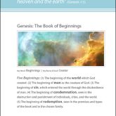What's Inside the Book of Genesis
