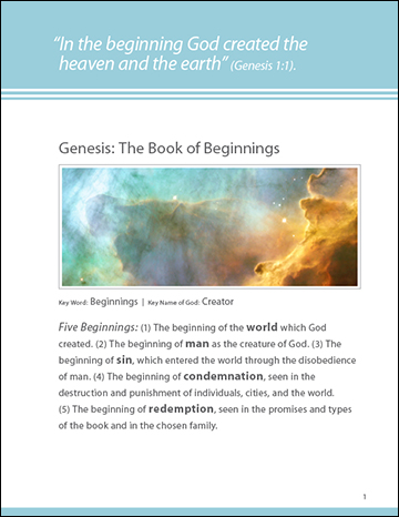 What's Inside the Book of Genesis